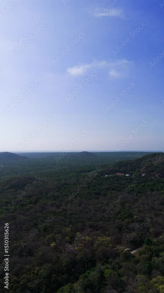 Aerial View - Vertical Shot Pan of the road and the Coast near Vung Tau. Aerial View - Vertical Shot Pan of the road and the Coast near Vung Tau.