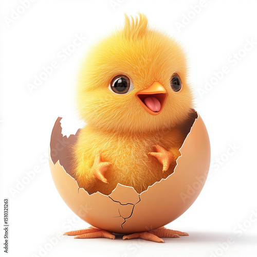easter chick with egg