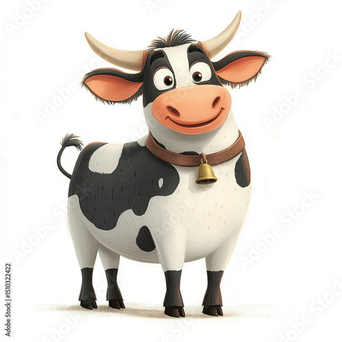 funny cow cartoon
