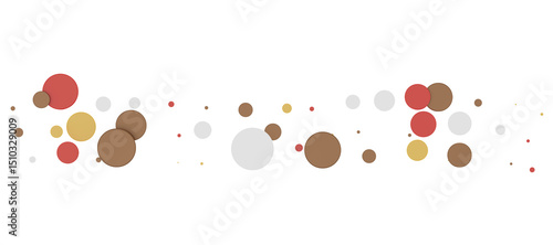 Фотография Sunburst and colorful confetti background frame illustration