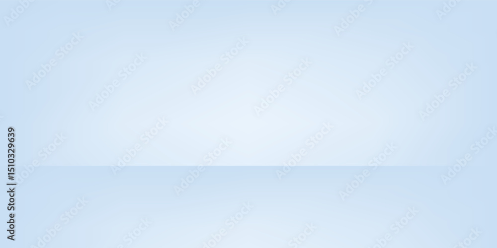 Obraz premium Blue studio room. Limbo light background. Abstract 3d backdrop for product presentation. Minimal wall scene. Showcase, promotion display modern