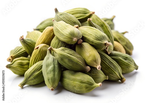 Wallpaper Mural cardamon seeds isolated on white Torontodigital.ca