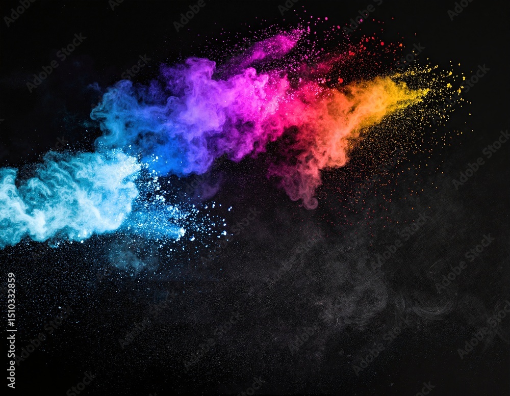 Fototapeta premium A deep, rich black background that creates a striking contrast, enhancing the vibrancy of any foreground elements and providing a dramatic, elegant backdrop.