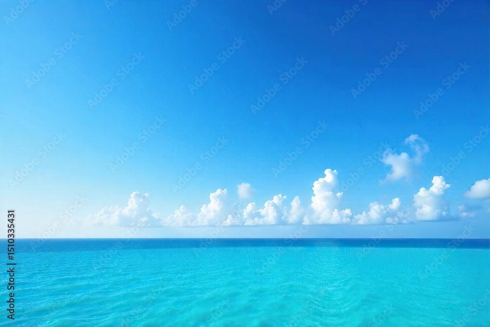 Obraz premium Vast expanse of untouched azure, a breathtaking view of pure, unblemished blue sky, devoid of clouds or any other obstruction Perfect for backgrounds and serene imagery , pure, backdrop