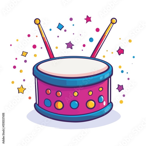 Colorful Festive Carnival Celebration Party With Happy Entertaining Atmosphere Vector Illustration