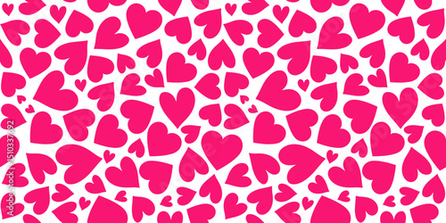 Abstract seamless love pattern. Valentines day wrapping paper. Romantic wallpaper for girls, textile, clothes, wrapping paper. Vector illustration
