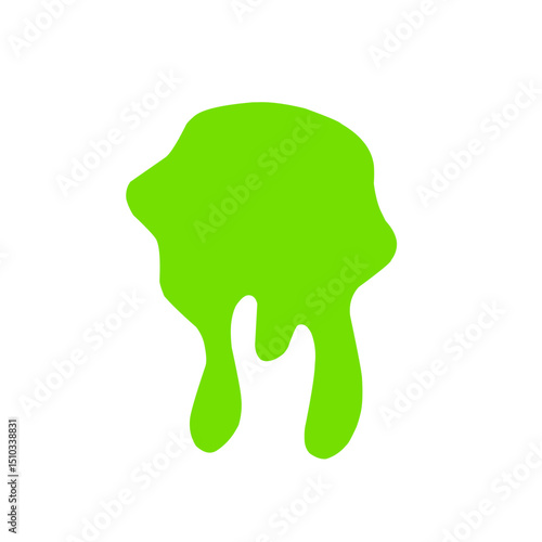 Green slime drop