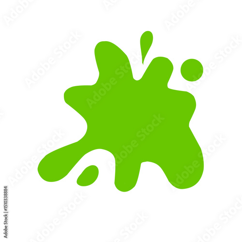 Green slime drop