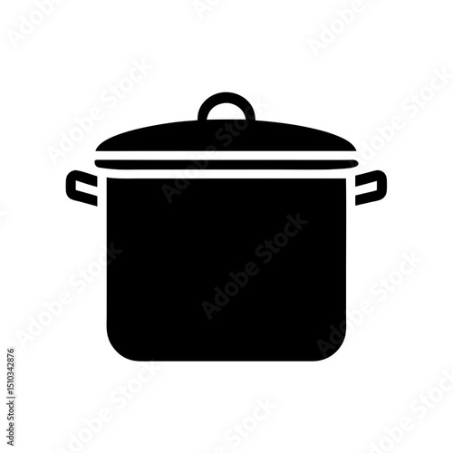 Stockpot Icon Vector Flat Clean Look Isolated