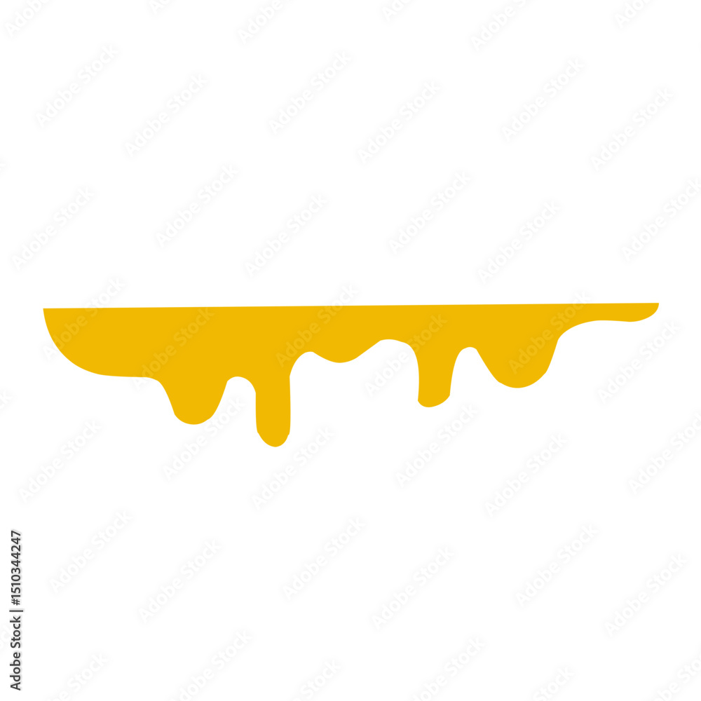 Fototapeta premium Melting cheese drop 