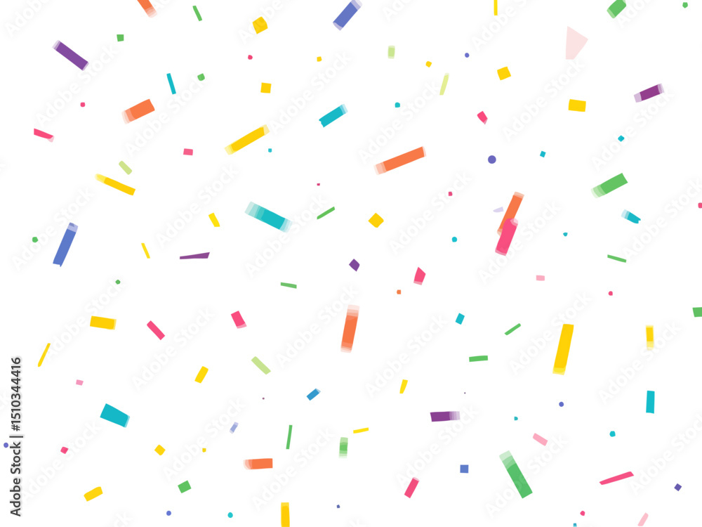 Confetti falling on background Confetti falling on background