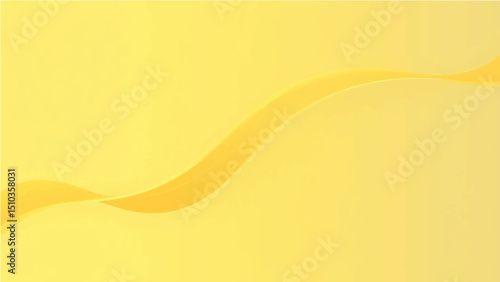 Abstract background with yellow gradient and flowing line.