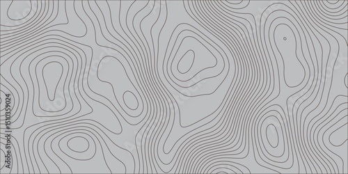  A seamless vector pattern of thin, light gray contour lines on a solid medium gray background, forming an abstract topographic map.