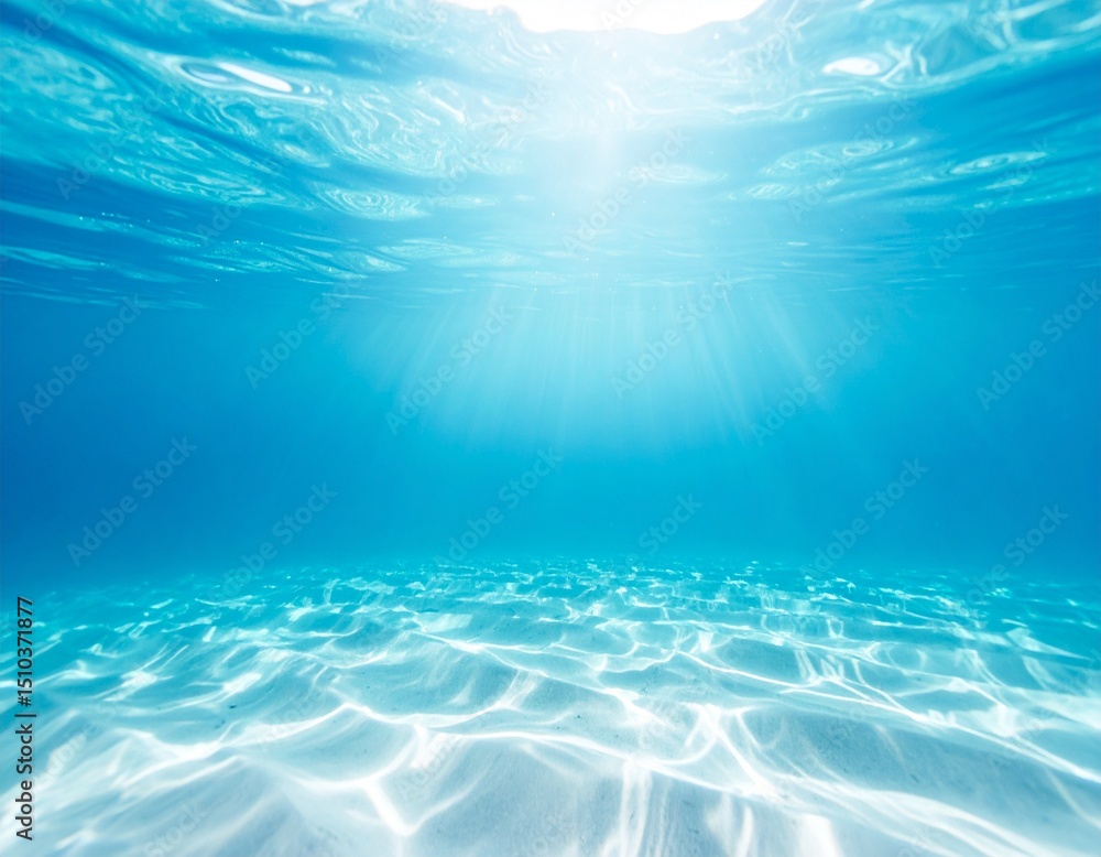 Fototapeta premium Soft Abstract Underwater Blur Background