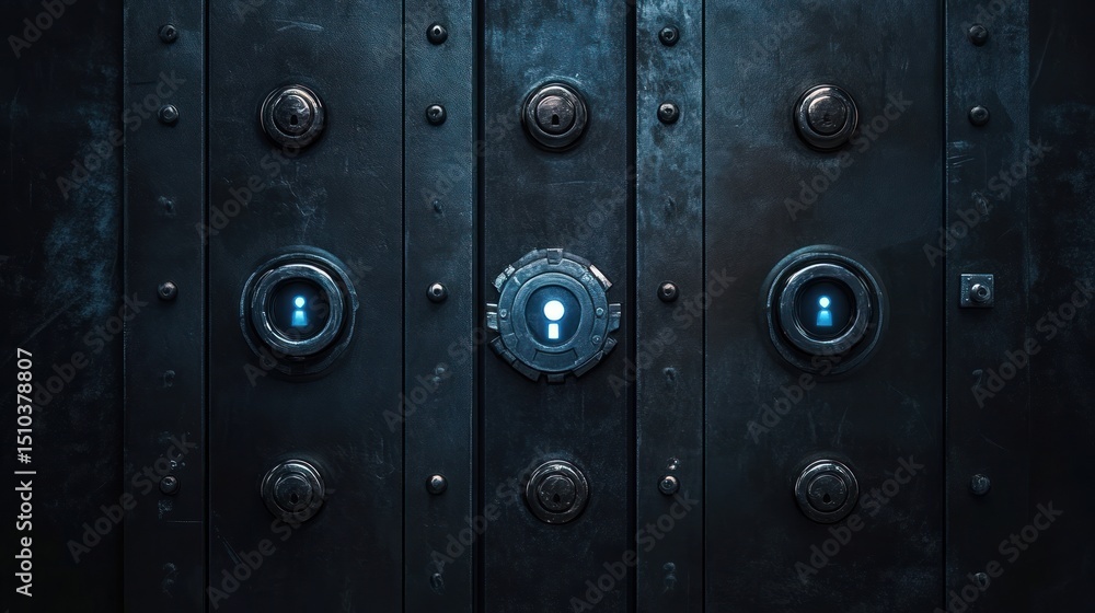Dark Metal Door Dark Metal Door