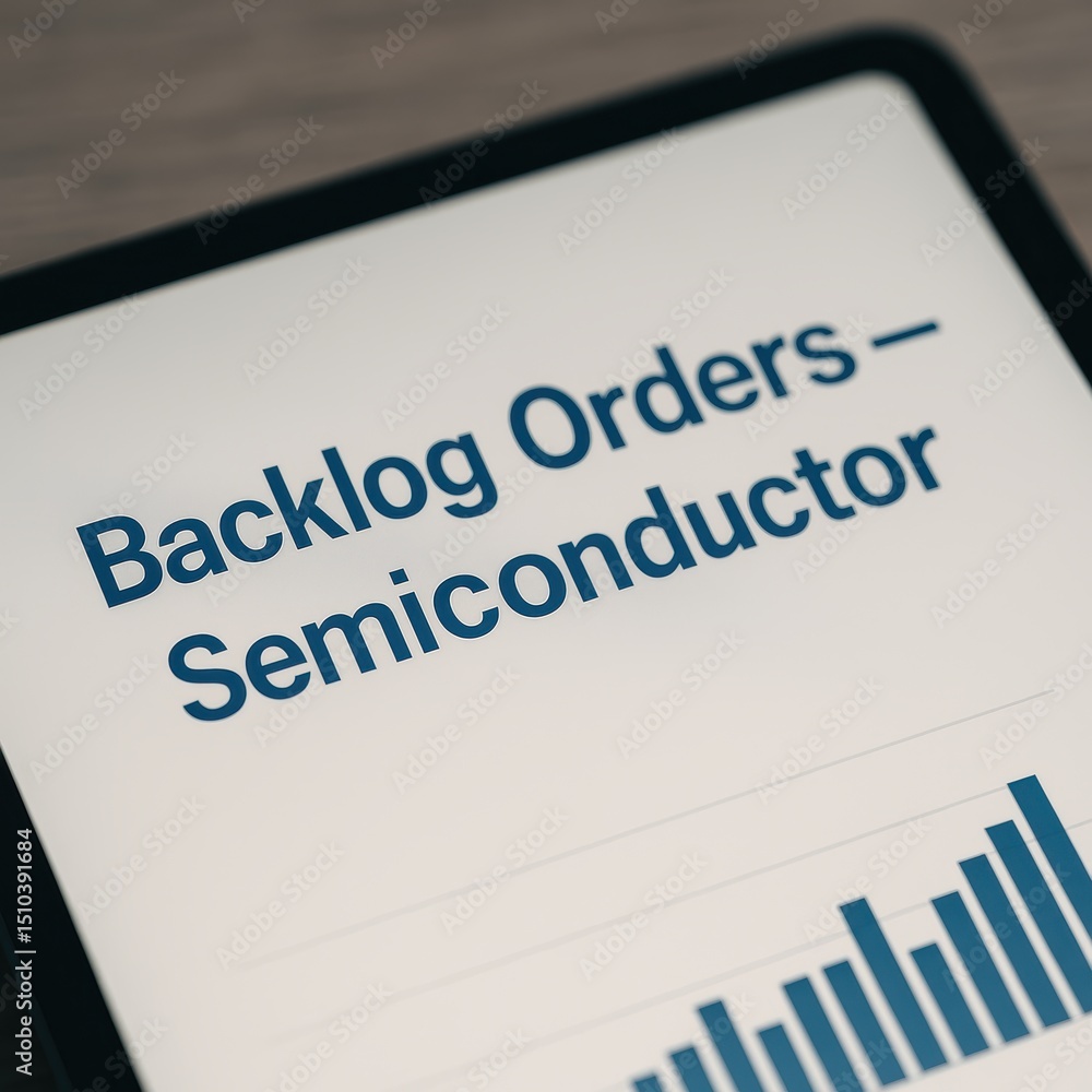 Backlog Orders Graph Analysis for Semiconductor Industry on Digital Tablet Display Backlog Orders Graph Analysis for Semiconductor Industry on Digital Tablet Display