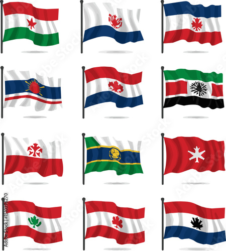 Create a kinds of country flag, symbol, icons set vector art color white background Free Download Create a kinds of country flag, symbol, icons set vector art color white background - GFXLoad
