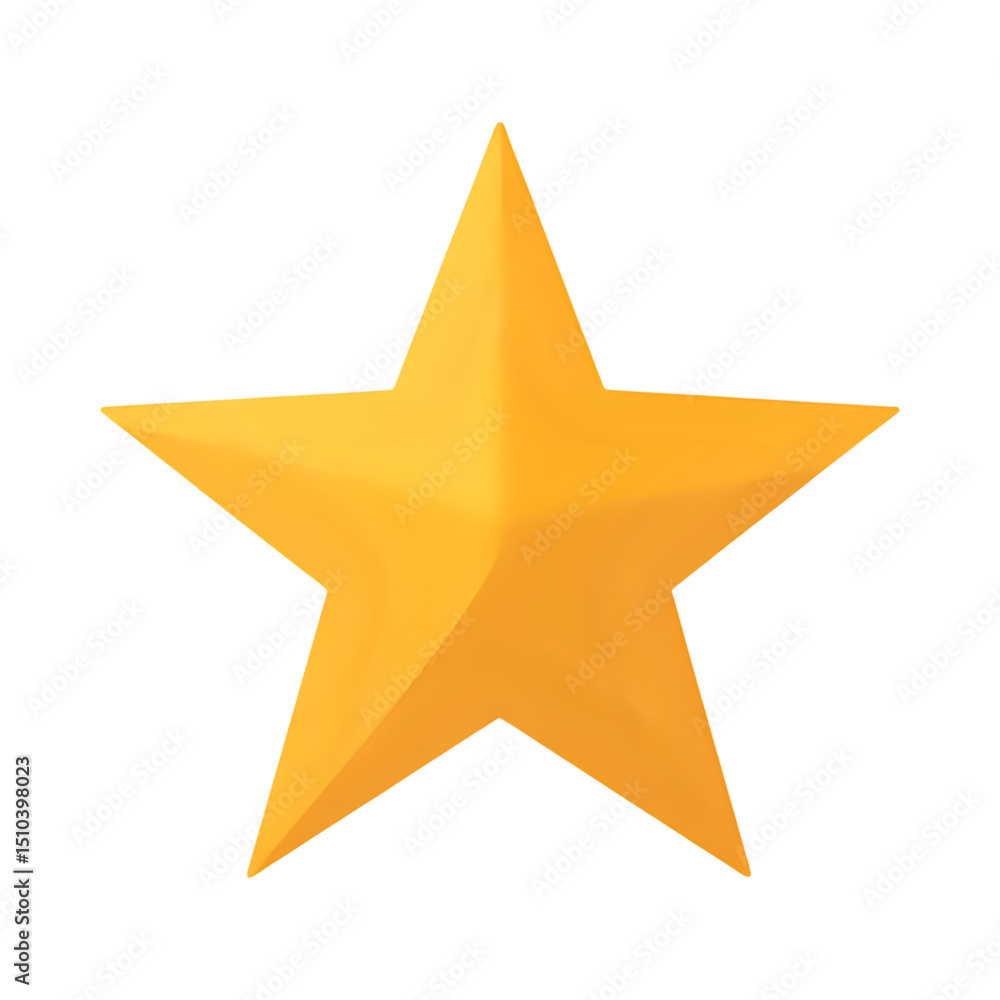 Fototapeta premium Download high resolution golden star image for graphic design and decoration use on transparent background
