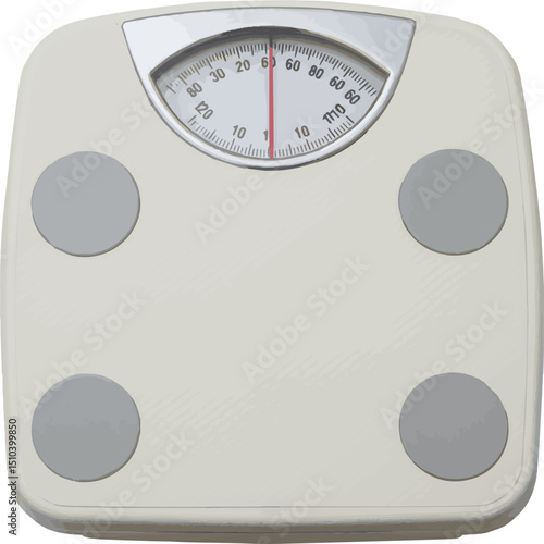 Create a kinds of Floor scales. Floor scales for weighing body weight. Obesity after long-term quarantine. Control of the weight, diet, gain or weight loss. Bathroom weight scale with white background