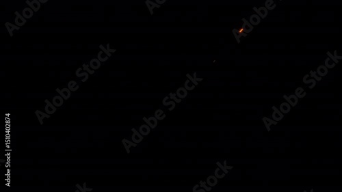 Explosive Fire Particles Overlay  -3