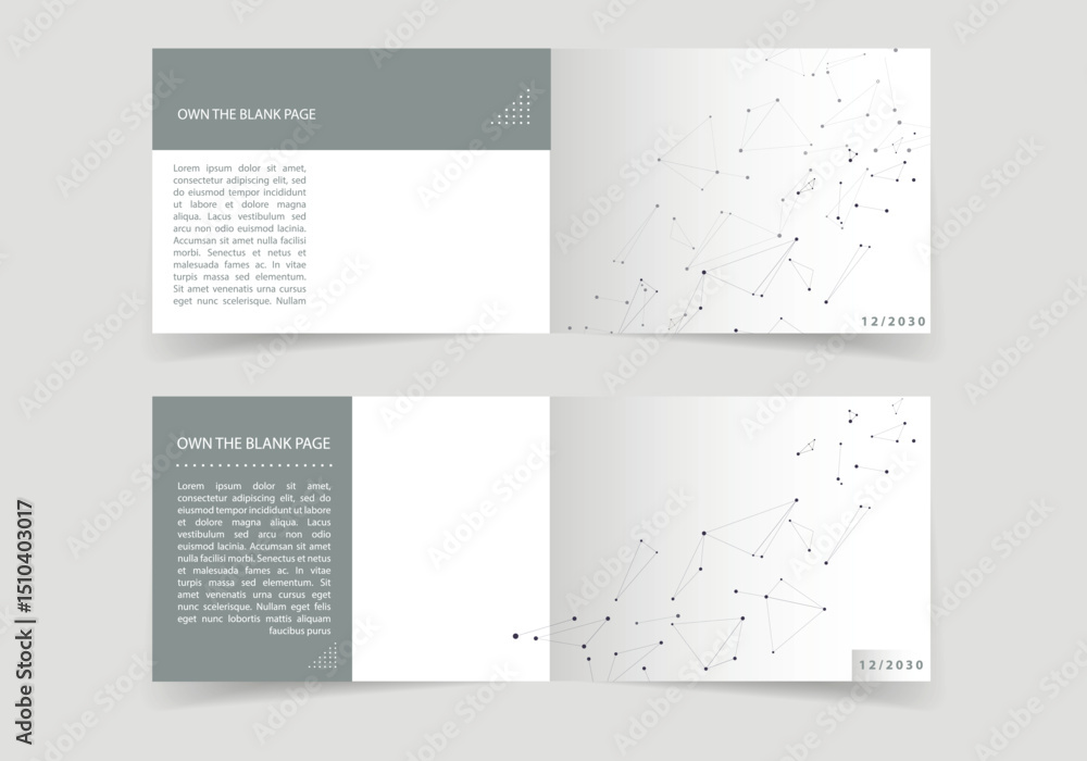 Fototapeta premium Connection lines and dots