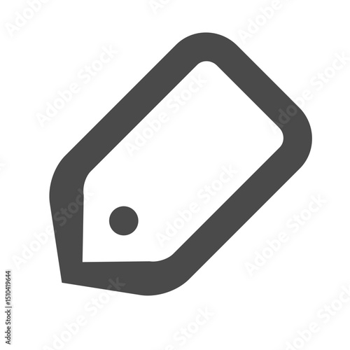 Clean and Modern Icon of Tag