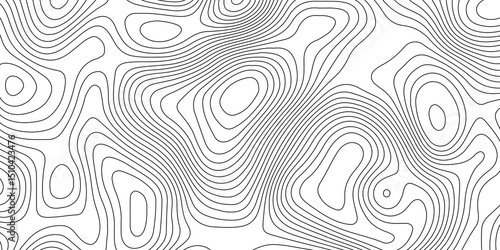 Topographic map background geographic line map with seamless ornament design. Topography line map. Vintage outdoors style. World map Template. Topography and geography map grid abstract backdrop.