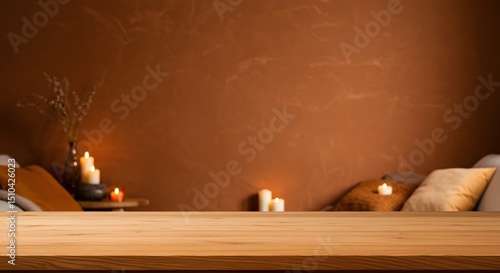 candles on the table