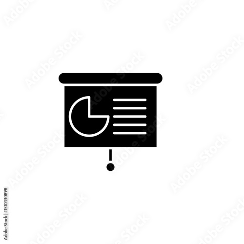 Startup Glyph Icon Presentation