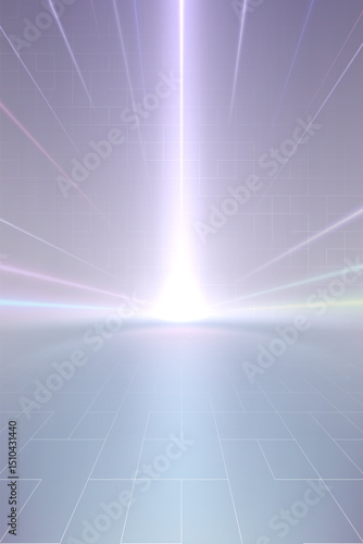 Abstract soft light background with rays