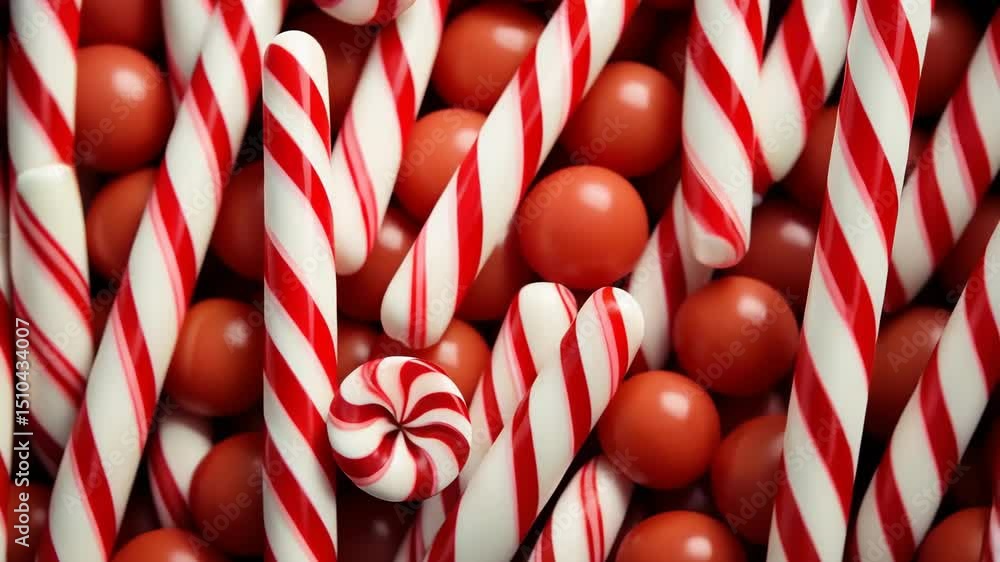 red and white candy canes
