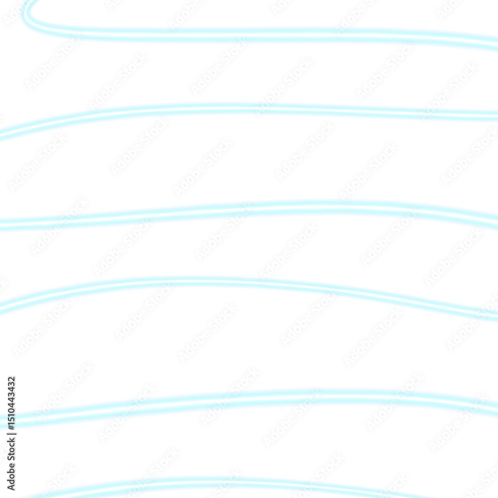 Obraz premium Light blue wavy lines on white background. Abstract minimal pattern, smooth flowing curves, perfect for modern design, web backgrounds, or decorative elements.