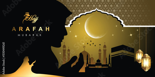 Islamic graphic design for holy Mubarak, ramadan, eid, Al Adha, hajj, arafah, hariraya, Mawlid al-Nabi, ai-fitr, adulfitri and Hijri new yeaar. Literally Background with muslim illuminated lamp. 