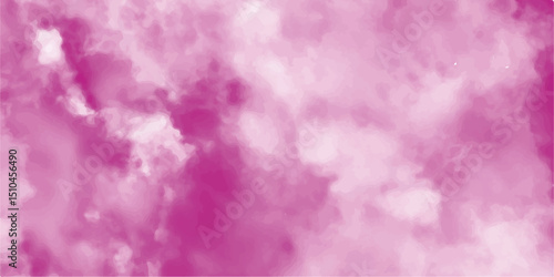 Abstract background of colorful liquid liner. Abstract texture of liquid pink and white are light pattern.watercolor art canvas painting with white clouds and stains, blurry smog texture art design.