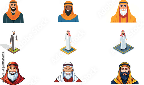 Bearded man with taqiyah
