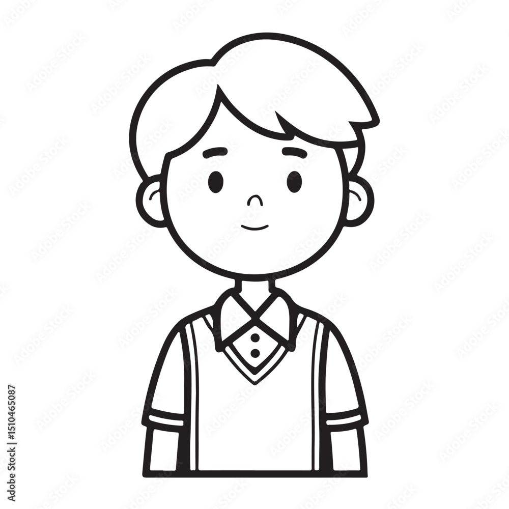 Team Member Icon – Simple Outline Design Team Member Icon – Simple Outline Design