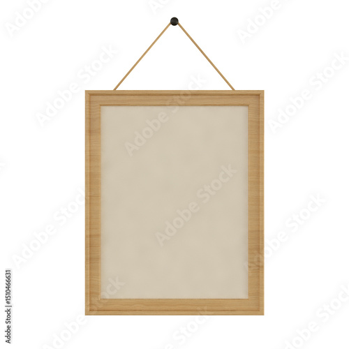 wooden signboard isolated on white