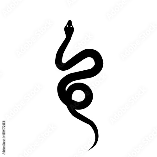 Snake silhouette 