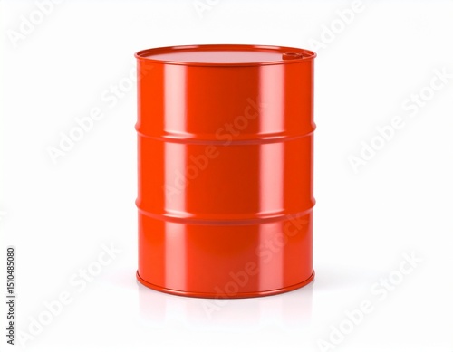 red oil barrel