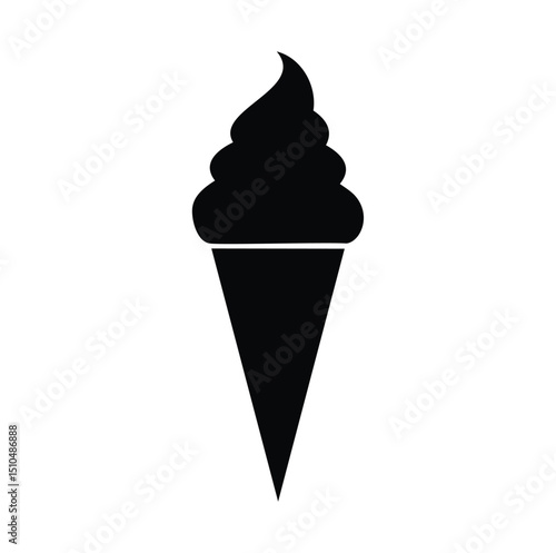 Delicious ice cream cone sweet treat summer dessert