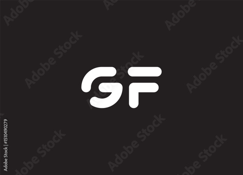 GF Logo Design Creative and Modern Logo Design