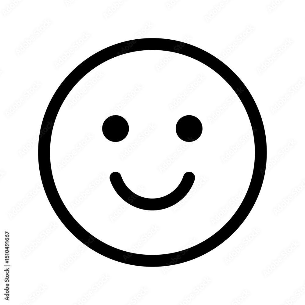 Fototapeta premium Smiley face icon