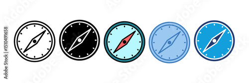 Compass Icon Element For Design