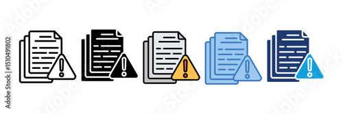 Document Icon Element For Design