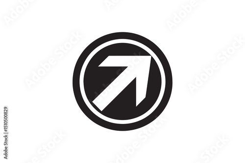 A black-and-white arrow against a white background in a straightforward and inconspicuous vector silhouette Free Download A black-and-white arrow against a white background in a straightforward and inconspicuous vector silhouette - GFXLoad