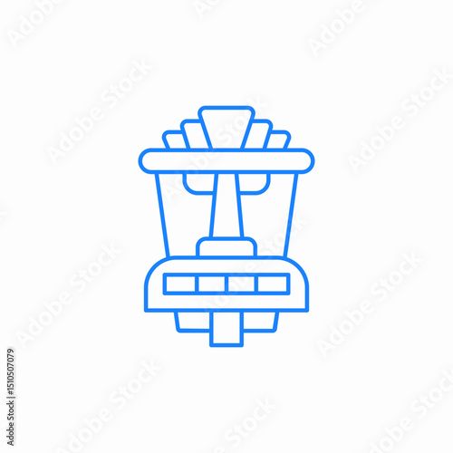 beach toy sand shovel icon sign vector