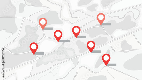 Interactive Map Visualizing Locations and Connections