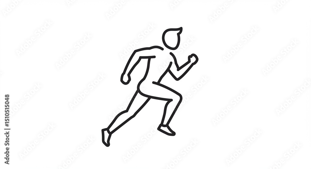 Minimalist runner sprints dynamically against a plain backdrop achieving athletic motion demonstrating fitness Minimalist runner sprints dynamically against a plain backdrop achieving athletic motion demonstrating fitness