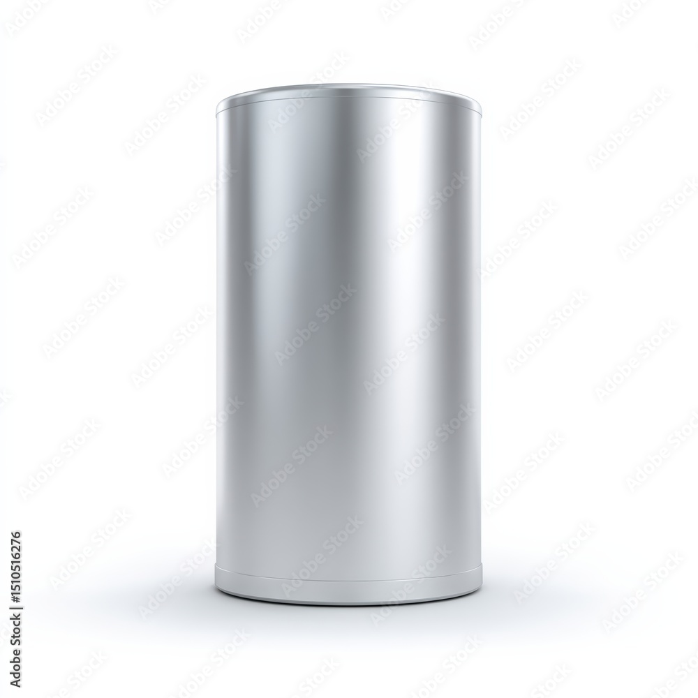 Realistic 3D Metallic Umbrella Stand for Modern Interiors Realistic 3D Metallic Umbrella Stand for Modern Interiors