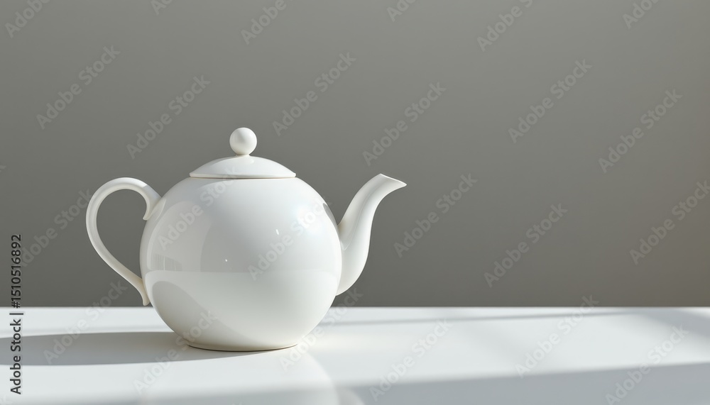 modern teapot in a minimalist style, using porcelain white palette, smooth shapes, airy design, contemporary feel, high resolution modern teapot in a minimalist style, using porcelain white palette, smooth shapes, airy design, contemporary feel, high resolution